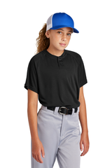 Sport-Tek Youth PosiCharge Competitor 2-Button Henley