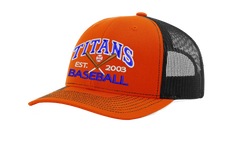 Snapback Trucker Cap with new Titans Baseball logo