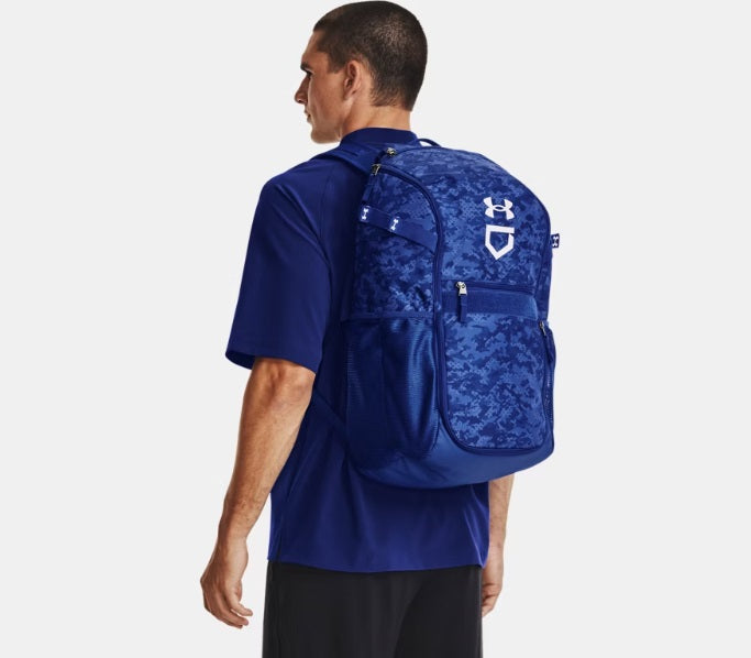 UA Utility Baseball Print Backpack with LOGO with Number (TSA)