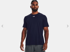Men's UA Tech™ Team Short Sleeve 1376842 (Wahoos) Navy Outline