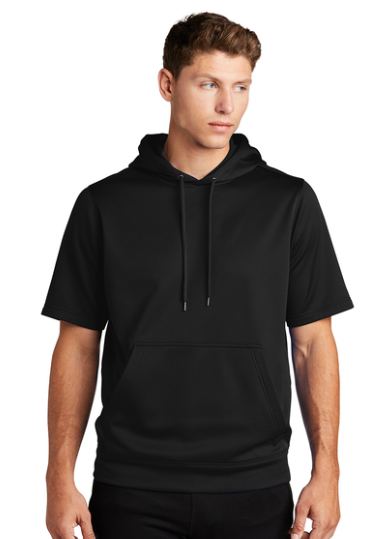 Sport-Tek ® Sport-Wick ® Fleece Short Sleeve Hooded Pullover -ST251