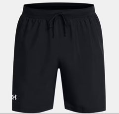 UA Launch Unlined Men's 7" Shorts w/ logo