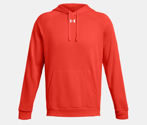 Men's UA Hustle Fleece Hoody with Titans Baseball logo