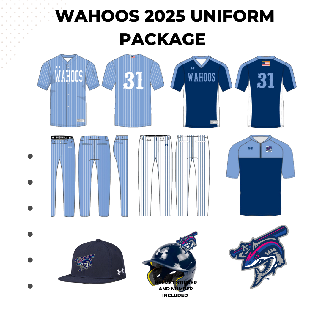 Wahoos 2025 Uniform Package