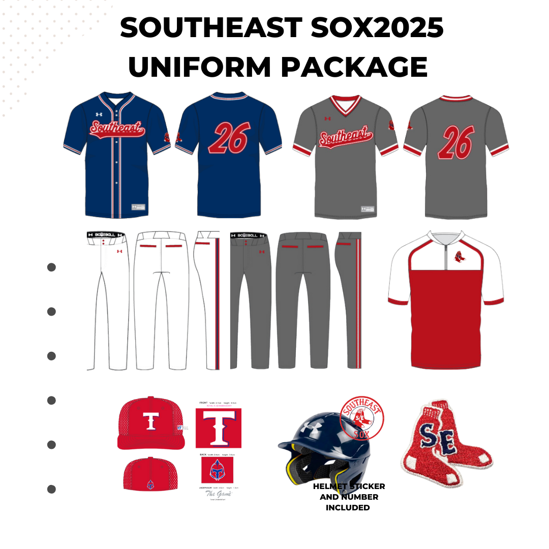 Southeast Sox 2025 Uniform Package